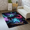 Gaming Controller T-Shirt for Boys: Non-Slip Area Rug with 3D Printed Controller and Gamepad Design