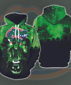 Gators Jason Michael Freddy Halloween Pumpkin All Over Print 3D Hoodie