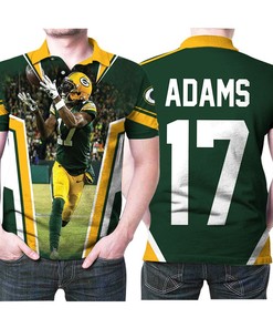 Gear up for game day in our Green Bay Packers Davante Adams Legend 17 Polo Shirt