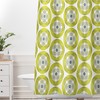 Geometric Mid Century Modern Shower Curtain | Retro Fabric Bath Curtain | Vintage Bathroom Decor