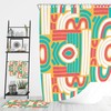 Geometric Mod Abstract Shower Curtain, Bath Mat, Towel Options | Disney Blanket