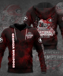 Georgia Bulldogs Best Selling 3D Hoodie for NFL Fans