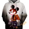Georgia Bulldogs Mickey Hoodie with 3D Design - Perfect for College Sports Fans