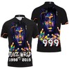 Get Colorful Sketch of Juice Wrld 999 Rap Hip Hop on 3D All Over Print Polo Shirt