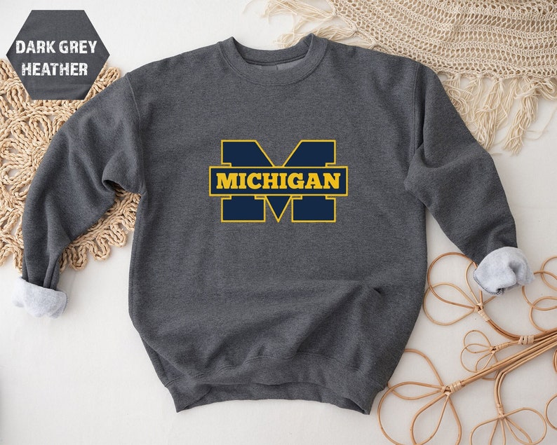 Get Cozy With A Michigan Sweatshirt Perfect Apparel For Wolverines Fans Michigan, Sweatshirt, Apparel, Wolverines - Image 2