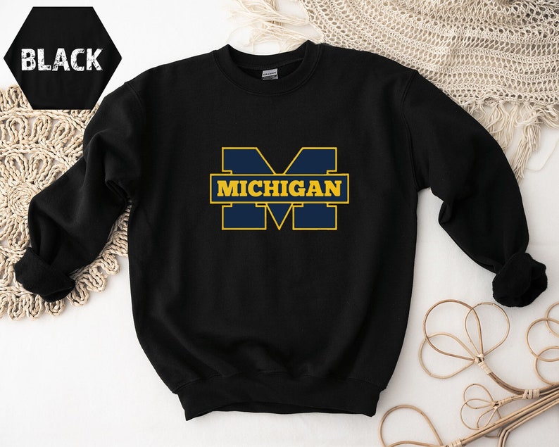 Get Cozy With A Michigan Sweatshirt Perfect Apparel For Wolverines Fans Michigan, Sweatshirt, Apparel, Wolverines - Image 3
