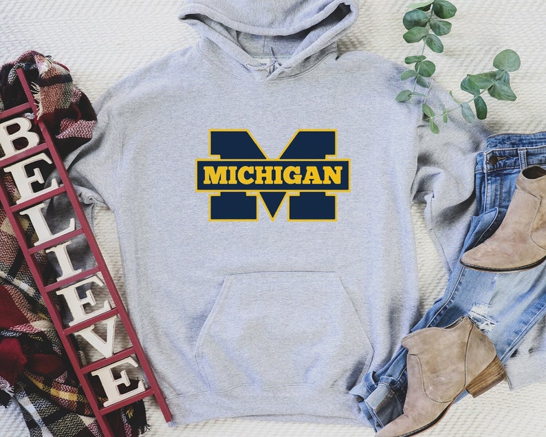Get Cozy With A Michigan Sweatshirt Perfect Apparel For Wolverines Fans Michigan, Sweatshirt, Apparel, Wolverines - Image 4