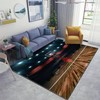 Get Creative with Personalized Basketball Court Sport 3D Render Area Rug - Non-Slip Carpet for Indoor and Outdoor Use