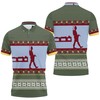 Get Dressed in Style with Boba Fett Nordic Christmas Knitting Pattern 3D Jersey Polo Shirt