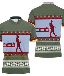 Get Dressed in Style with Boba Fett Nordic Christmas Knitting Pattern 3D Jersey Polo Shirt