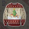 Get Festive with the Guinea Pig Snow Ugly Christmas Sweater Polo Shirt
