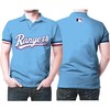 Get Game Ready with Texas Rangers 2020 MLB Team Light Blue Jersey Inspired Style 3D All Over Print Polo Shirt