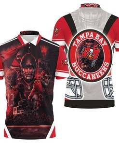 Get Game-Ready with Tampa Bay Buccaneers Super Bowl 2021 Nfc South Division All Over Print Polo Shirt