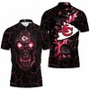Get Game-Ready with a Lava Skull Kansas City Chiefs Jersey 3D All Over Print Polo Shirt