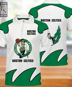 Get Geared Up for Boston Celtics' NBA Basketball with This Classic Polo Shirt.