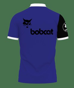 Get Noticed in Blue: 3D Printed Bobcat Nct-Lt Polo Shirt Ver 2 with Personalized 3D Design
