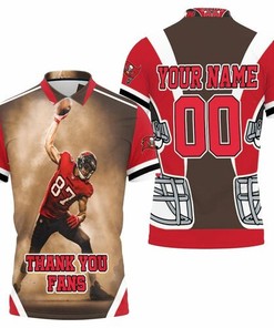 Get Personalized with Tampa Bay Buccaneers Rob Gronkowski 87 Poster For Fans 3D All Over Print Polo Shirt