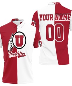 Get Personalized with Utah Utes Mascot for Utes Fans 3D All Over Print Polo Shirt