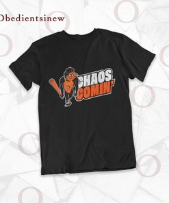 Get Ready For Chaos With This Baltimore Orioles Chaos Comin' Black Classic T-Shirt