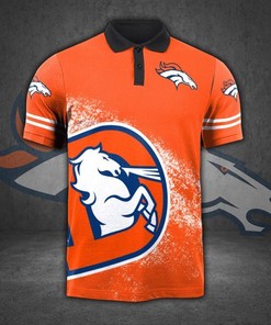 Get Ready for Game Day with This Denver Broncos 3d Polo Shirt Jersey All Over Print Shirt 3D T-Shirt