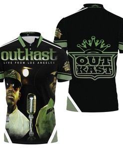 Get Ready for The Show with Outkast Live From Los Angeles Polo Shirt in 3D All Over Print
