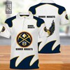 Get Ready for Tip-Off in This Denver Nuggets NBA Basketball Polo Shirt