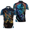 Get Ready for the Biggest Battle with the Godzilla Vs. Kong Will Fight Big War Polo Shirt in All Over Print