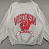 Get Ready for the Game Day with Wisconsin Badgers Vintage Style Crewneck Sweatshirt Bundle, NCAA Fan Gift