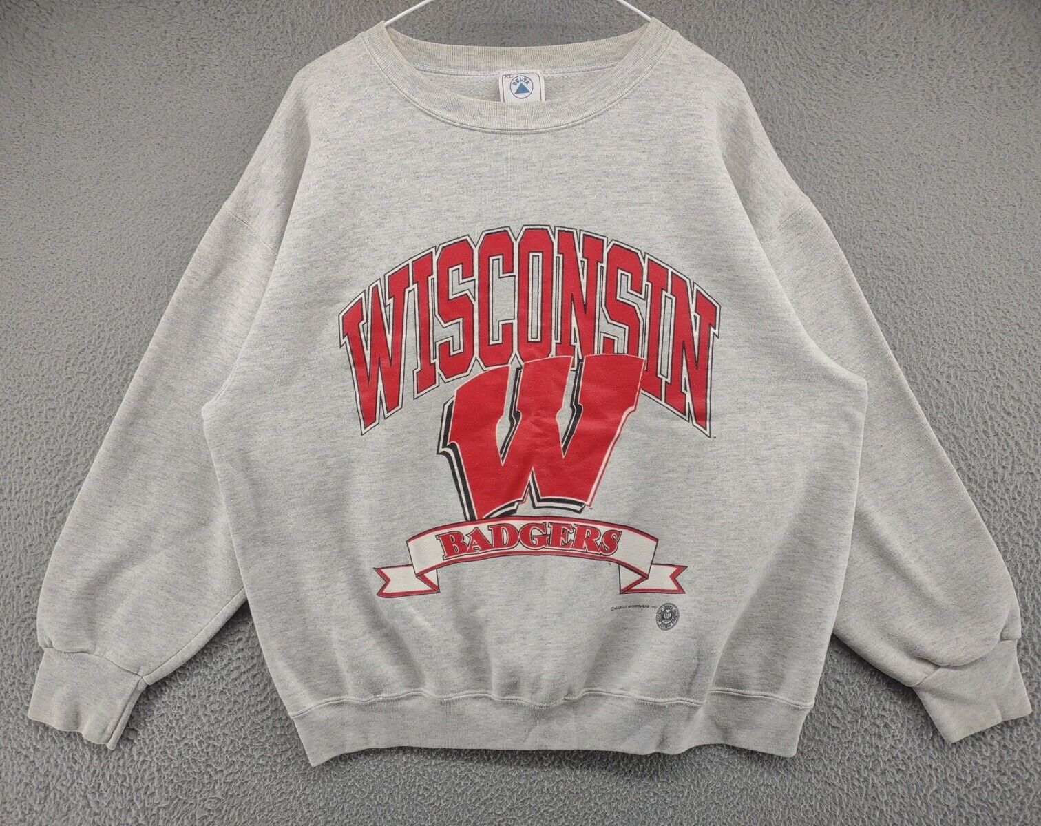 Get Ready for the Game Day with Wisconsin Badgers Vintage Style Crewneck Sweatshirt Bundle, NCAA Fan Gift