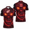 Get Spooky With Our Detroit Red Wings Nhl Fan 3d Skull Demon Jersey 3D All Over Print Polo Shirt