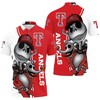 Get Spooky with Texas Rangers Jack Skellington and Zero 3D All Over Print Polo Shirt