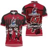 Get Your Champion Vibe On With Our Tampa Bay Buccaneers All Over Print Polo Shirt