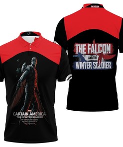 Get Your Falcon Fix with The Falcon and the Winter Soldier The Falcon New Captain America 3D All Over Print Polo Shirt