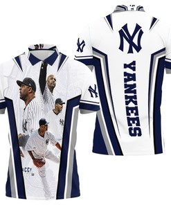 Get Your Game on with This Yankees Great Players Polo Shirt All Over Print