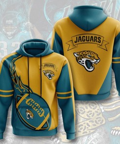 Get Your Game on with a Jacksonville Jaguars All Over Print Hoodie 3D
