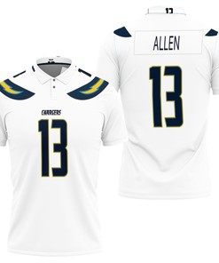 Get Your Hands On This Los Angeles Chargers Keenan Allen Game White Jersey Inspired Style 3D All Over Print Polo Shirt