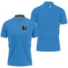 Get Your Hands On This Miami Marlins Alternate 2019 Team Blue Thunder 2019 Jersey Inspired Style 3D Print Polo Shirt