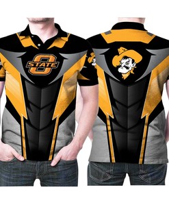 Get Your Hands On This Oklahoma State Cowboys Football Team Ncaa Logo 3D All Over Print Polo Shirt And Support Your Team