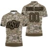 Get Your Hands on this Oklahoma State Cowboys Camo Pattern Personalized Polo Shirt with 3D All Over Print