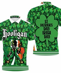 Get Your Irish On with the Leprechaun Saint Patrick Day 3D All Over Print Polo Shirt