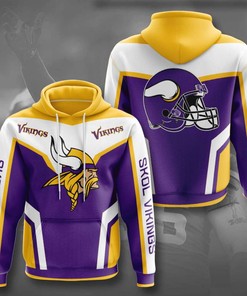 Get Your Men's Minnesota Vikings 3D Hoodie with All Over Print