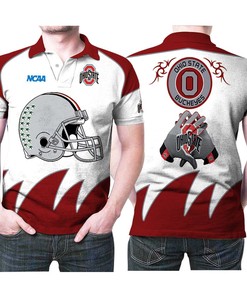 Get Your Own Ohio State Buckeyes Football University Team Logo 2 3D All Over Print Polo Shirt with Breathable Fabric