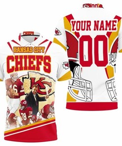 Get Your Personalized 3D All Over Print Polo Shirt for Kansas City Chiefs Afc West Division 2021 Super Bowl