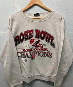 Get a Gift for the Badgers Fan in Your Life with a Vintage 1994 University of Wisconsin Badgers Sweatshirt