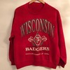 Get a Vintage 90s University of Wisconsin Badgers NCAA Gift Sweatshirt