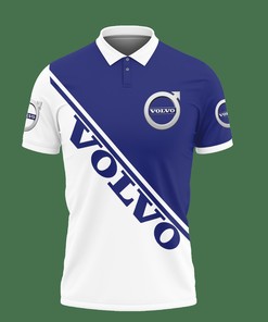 Get a classic look with the 3D Printed Volvo Nth-Nh Polo Shirt Ver 1 (Blue) and a polo collar design.