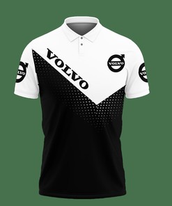 Get a fresh look with the 3D Printed Volvo Pvt-Lt Polo Shirt Ver 2 (White) and athleisure style.