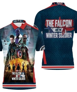 Get action-packed with The Falcon And The Winter Soldier 3D All Over Print Polo Shirt in Personalized Style