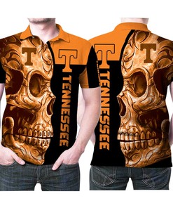 Get festive with Tennessee Volunteers Ncaa Sugar Skull Flower Patterns 3D All Over Print Polo Shirt