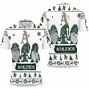 Get in the Holiday Spirit with Oakland Athletics Christmas Gnomes on a Breathable 3D All-Over Print Polo Shirt